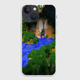 Чехол для iPhone 13 mini с принтом Minecraft в Ухте,  |  | blade | blocks | creeper | cubes | game | ken | mine craft | minecraft | mobs | sword | игры | крипер | майн крафт | майнкрафт | моб