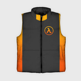 Женский жилет утепленный 3D с принтом HALF LIFE в Ухте,  |  | aperture laboratorie | black mesa | gordon freeman | half life | half life 3 | logo | valve | блэк меса | вэлв | гордон фриман | игра | лого | монтировка | фантастика | халф лайф