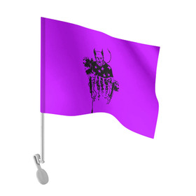 Флаг для автомобиля с принтом The Prodigy в Ухте, 100% полиэстер | Размер: 30*21 см | 90 е | the prodigy | кит флинт | музыка | панк | рок | техно | электро