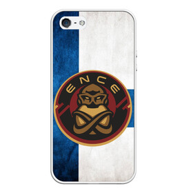Чехол для iPhone 5/5S матовый ENCE Finland: в Ухте, Силикон | Область печати: задняя сторона чехла, без боковых панелей | cs:go | cybersport | киберспорт | турнир | финляндия | фины