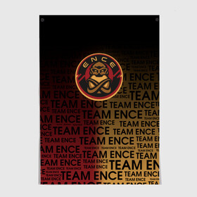 Постер с принтом TEAM ENCE в Ухте, 100% бумага
 | бумага, плотность 150 мг. Матовая, но за счет высокого коэффициента гладкости имеет небольшой блеск и дает на свету блики, но в отличии от глянцевой бумаги не покрыта лаком | Тематика изображения на принте: ence | ence cs | ence cs go | ence esports | ence winstrike. | team ence
