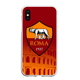 Чехол для iPhone XS Max матовый с принтом Рома в Ухте, Силикон | Область печати: задняя сторона чехла, без боковых панелей | as roma | giallorossi | lupi | roma | romanista | волки | жёлто красные | италия | рома | серия а | форма | футбол | футболист | футбольная | футбольный клуб