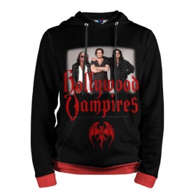 Мужская толстовка 3D с принтом Hollywood Vampires в Ухте, 100% полиэстер | двухслойный капюшон со шнурком для регулировки, мягкие манжеты на рукавах и по низу толстовки, спереди карман-кенгуру с мягким внутренним слоем. | 2019 | 2020 | aerosmith | альтернатива | голливудские вампиры | группа | дафф маккаган | джо перри | джонни депп | кантри | лого | металл | музыка | панк | поклонники | рок | тур в россии | фото | хард рок