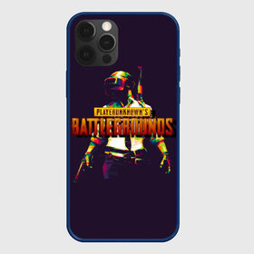Чехол для iPhone 12 Pro PUBG fan art: в Ухте, силикон | область печати: задняя сторона чехла, без боковых панелей | asia | battle | chicken | dinner | epic | lucky | map miramar | pro | royale | winner | битва | пабг | пубг | стрим | топ лут