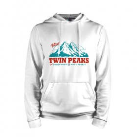 Мужская толстовка с принтом Твин Пикс в Ухте, френч-терри, мягкий теплый начес внутри (100% хлопок) | карман-кенгуру, эластичные манжеты и нижняя кромка, капюшон с подкладом и шнурком | black lodge | twin peaks | агент купер | дэвид линч | лора палмер | огонь иди со мной | сериалы | твин пикс