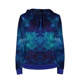 Женская толстовка 3D с принтом Космос рядом в Ухте, 100% полиэстер  | двухслойный капюшон со шнурком для регулировки, мягкие манжеты на рукавах и по низу толстовки, спереди карман-кенгуру с мягким внутренним слоем. | big | арт | крупные арты | крупные принты | сумаcшедшие арты