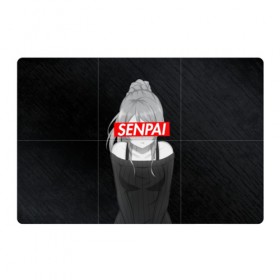 Магнитный плакат 3Х2 с принтом Anime (Senpai 5) в Ухте, Полимерный материал с магнитным слоем | 6 деталей размером 9*9 см | ahegao | anime | manga | sempai | senpai | аниме | ахегао | манга | семпай | сенпай