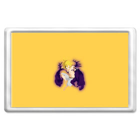 Магнит 45*70 с принтом Meliodas в Ухте, Пластик | Размер: 78*52 мм; Размер печати: 70*45 | Тематика изображения на принте: deadly | meliodas | seven | sins | грехов | мелиодас | семь