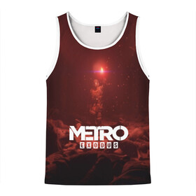 Мужская майка 3D с принтом METRO EXODUS в Ухте, 100% полиэстер | круглая горловина, приталенный силуэт, длина до линии бедра. Пройма и горловина окантованы тонкой бейкой | Тематика изображения на принте: 2035 | exodus | metro | metro exodus | metro: exodus | survival horror | арт | артём | исход | метро | метро исход | метро:исход