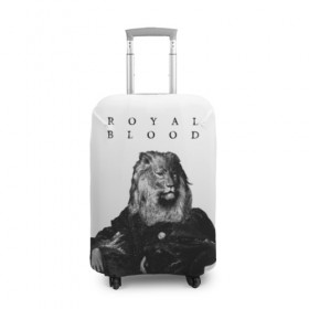 Чехол для чемодана 3D Royal Blood: в Ухте, 86% полиэфир, 14% спандекс | двустороннее нанесение принта, прорези для ручек и колес | rock | royal blood | royalblood | бена тетчер | группы | майк керр | музыка | рок | роял блад