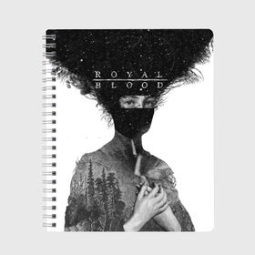 Тетрадь Royal Blood: в Ухте, 100% бумага | 48 листов, плотность листов — 60 г/м2, плотность картонной обложки — 250 г/м2. Листы скреплены сбоку удобной пружинной спиралью. Уголки страниц и обложки скругленные. Цвет линий — светло-серый
 | rock | royal blood | royalblood | бена тетчер | группы | майк керр | музыка | рок | роял блад