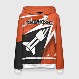 Женская толстовка 3D Rainbow Six: Siege: в Ухте, 100% полиэстер  | двухслойный капюшон со шнурком для регулировки, мягкие манжеты на рукавах и по низу толстовки, спереди карман-кенгуру с мягким внутренним слоем. | gameplay | mozzie | pvp | r6s | герой | дым | огонь | оружия | осада | пламя | снайпер | сражения | тактический | туман | шутер