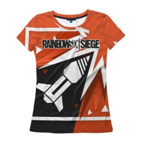 Женская футболка 3D Rainbow Six: Siege: в Ухте, 100% полиэфир ( синтетическое хлопкоподобное полотно) | прямой крой, круглый вырез горловины, длина до линии бедер | gameplay | mozzie | pvp | r6s | герой | дым | огонь | оружия | осада | пламя | снайпер | сражения | тактический | туман | шутер