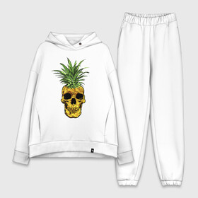 Женский костюм хлопок Oversize с принтом Ананас в Ухте,  |  | cool | creative | design | fruit | green | hype | new york | pineapple | skull | summer | supreme | vanguard | vegan | авангард | ананас | дизайн | зеленый | креатив | круто | лето | фрукт | хайп | череп