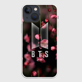 Чехол для iPhone 13 mini с принтом BTS в Ухте,  |  | Тематика изображения на принте: bts | j hope | jimin | jin | jungkook | rap monster | rm | suga | бтс | ви | группа | джей хоуп | корейская | музыка | рэп монстр | сюга | цветы | чимин | чин | чонгук | шуга