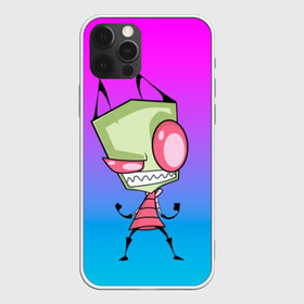 Чехол для iPhone 12 Pro Max Захватчик Зим (2): в Ухте, Силикон | | invader | invader zim | zim | захват | захватчик зим | зим | мультфильм | нло | пришелец