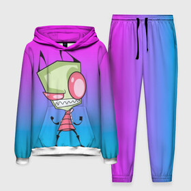 Мужской костюм 3D (с толстовкой) с принтом Захватчик Зим (2) в Ухте,  |  | invader | invader zim | zim | захват | захватчик зим | зим | мультфильм | нло | пришелец