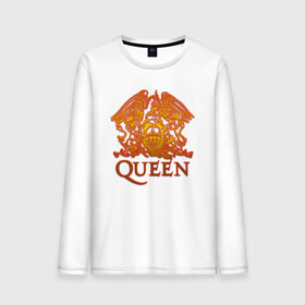 Мужской лонгслив хлопок с принтом Queen  в Ухте, 100% хлопок |  | queen | богемская рапсодия | брайан мэи | британская | группа | королева | роджер тейлор | рок | фредди меркьюри