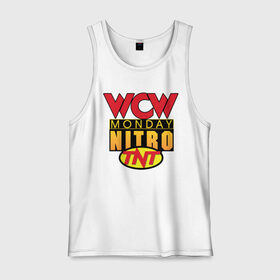 Мужская майка хлопок с принтом WCW Monday Night Nitro в Ухте, 100% хлопок |  | nitro | wcw | wrestling | рестлинг