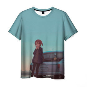 Мужская футболка 3D Тяночка у Запорожца: в Ухте, 100% полиэфир | прямой крой, круглый вырез горловины, длина до линии бедер |