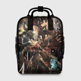Женский рюкзак 3D с принтом League of legends в Ухте, 100% полиэстер | лямки с регулируемой длиной, сверху ручки, чтобы рюкзак нести как сумку. Основное отделение закрывается на молнию, как и внешний карман. Внутри два дополнительных кармана, один из которых закрывается на молнию. По бокам два дополнительных кармашка, куда поместится маленькая бутылочка
 | art | fantasy | game art | illustration | league of legends | арт | драконы | лига легенд | персонаж | рпг | стратегия | фантастика