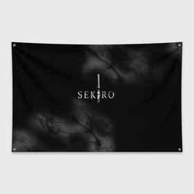 Флаг-баннер с принтом Sekiro Shadows Die Twice в Ухте, 100% полиэстер | размер 67 х 109 см, плотность ткани — 95 г/м2; по краям флага есть четыре люверса для крепления | microsoft windows | playstation 4 | sekiro: shadows die twice | xbox one | воин с костяной рукой | игра | секиро | секиро шадоу дай твайс | сэкиро | японская