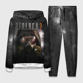 Женский костюм 3D (с толстовкой) STALKER 2: в Ухте,  |  | exodus | game | games | metro | s.t.a.l.k.e.r. | shooter | stalker | stalker 2 | stalker2 | игра | игры | исход | метро | небо | противогаз | с.т.а.л.к.е.р. | сталкер | сталкер 2 | сталкер2 | черное | шутер