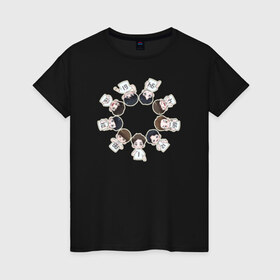 Женская футболка хлопок EXO: в Ухте, 100% хлопок | прямой крой, круглый вырез горловины, длина до линии бедер, слегка спущенное плечо | boys band | exo | j pop | k pop | korea | music | nct | pop | pop idols | айдолы | бойс бенд | бтс | ексо | ехо | идолы | к поп | корейская музыка | корея | нст | поп | попса