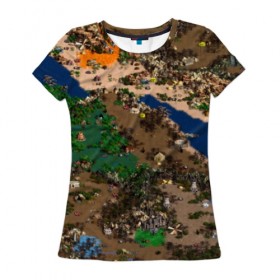 Женская футболка 3D с принтом Heroes style HD в Ухте, 100% полиэфир ( синтетическое хлопкоподобное полотно) | прямой крой, круглый вырез горловины, длина до линии бедер | angel | armor | artwork | creature | dragon | fantasy | fantasy art | game | griffin | heroes | heroes maps | heroes of might and magic | knight | might and magic | sword | warriors | weapon | wings | герои