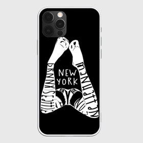 Чехол для iPhone 12 Pro Max с принтом New York в Ухте, Силикон |  | Тематика изображения на принте: america | beautiful | black and white | body | city | drawing | figure | font | girl | inscription | legs | new york | perfect | shoes | text | up | америка | бельё | вверх | город | девушка | идеальное | красивая | лежит | н | надпись | ноги | нью йорк |