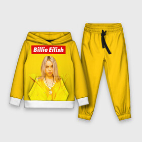 Детский костюм 3D (с толстовкой) с принтом Billie Eilish в Ухте,  |  | bad guy | bellyache | billie eilish | bury a friend | ocean eyes | when we all fall asleep where do we go | билли айлиш | музыка | певица