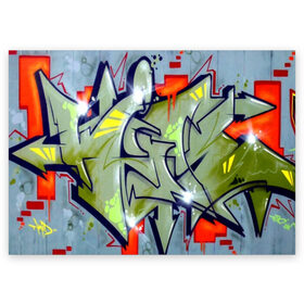Поздравительная открытка с принтом graffiti urban в Ухте, 100% бумага | плотность бумаги 280 г/м2, матовая, на обратной стороне линовка и место для марки
 | Тематика изображения на принте: felipe pantone | grafiti | paint | street art | urban | город | граффити | искусство | кирпичи | краски | рисунки | стена | улицы | уличное искусство