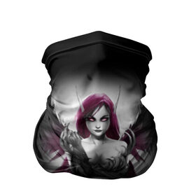 Бандана-труба 3D с принтом League of Legends, Morgana в Ухте, 100% полиэстер, ткань с особыми свойствами — Activecool | плотность 150‒180 г/м2; хорошо тянется, но сохраняет форму | league of legends | lol | morgana | игры | киберспорт | компьютерные игры | лига легенд | моргана