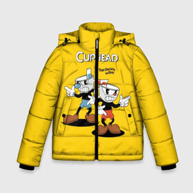 Зимняя куртка для мальчиков 3D с принтом Cuphead в Ухте, ткань верха — 100% полиэстер; подклад — 100% полиэстер, утеплитель — 100% полиэстер | длина ниже бедра, удлиненная спинка, воротник стойка и отстегивающийся капюшон. Есть боковые карманы с листочкой на кнопках, утяжки по низу изделия и внутренний карман на молнии. 

Предусмотрены светоотражающий принт на спинке, радужный светоотражающий элемент на пуллере молнии и на резинке для утяжки | cuphead | devil | game | mugman | дьявол | игра | капхед | магмен | цветок | чашка | чашкоголовый