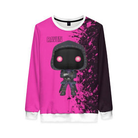 Женский свитшот 3D с принтом FORTNITE в Ухте, 100% полиэстер с мягким внутренним слоем | круглый вырез горловины, мягкая резинка на манжетах и поясе, свободная посадка по фигуре | 