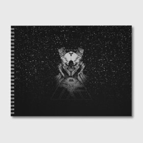 Альбом для рисования с принтом DESTINY в Ухте, 100% бумага
 | матовая бумага, плотность 200 мг. | Тематика изображения на принте: bungie | cayde 6 | cyd6 | destiny | destiny 2 | forsaken | gambit | hunter | titan | warlock | банги | варлок | габмит | дестини | дестини 2 | зур | кейд | кейд 6 | отвергнутые | охотник | титан | туз