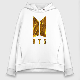Женское худи Oversize хлопок с принтом BTS GOLDEN в Ухте, френч-терри — 70% хлопок, 30% полиэстер. Мягкий теплый начес внутри —100% хлопок | боковые карманы, эластичные манжеты и нижняя кромка, капюшон на магнитной кнопке | bangtan boys | bt21 | bts | bts army | bts stickers | j hope | jimin | jin | jungkook | k pop | rap monster | rapmon | suga | v | бтс | корея | стикеры bts