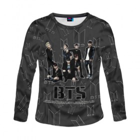 Женский лонгслив 3D с принтом BTS Lifestyle в Ухте, 100% полиэстер | длинные рукава, круглый вырез горловины, полуприлегающий силуэт | 