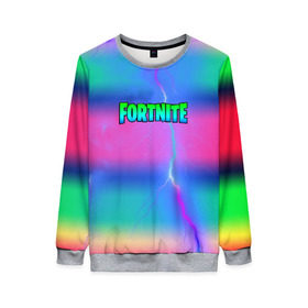 Женский свитшот 3D с принтом FORTNITE в Ухте, 100% полиэстер с мягким внутренним слоем | круглый вырез горловины, мягкая резинка на манжетах и поясе, свободная посадка по фигуре | battle royale | fortnite | fortnite battle royale | futuresynth | game | outrun | retrowave | synth | synthwave | игры | ретровейв | синтвейв | фортнайт