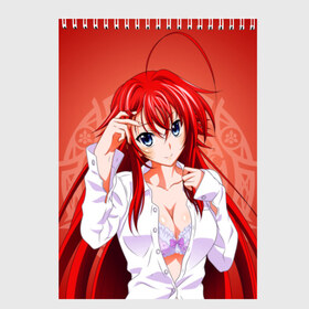 Скетчбук с принтом High School DxD Риас в Ухте, 100% бумага
 | 48 листов, плотность листов — 100 г/м2, плотность картонной обложки — 250 г/м2. Листы скреплены сверху удобной пружинной спиралью | Тематика изображения на принте: high school dxd | highschool dxd | rias gremory | аниме | демоны старшей школы | манга | ранобэ | риас | риас гремори | старшая школа dxd | старшая школа демоны против падших | хай сукуру dxd