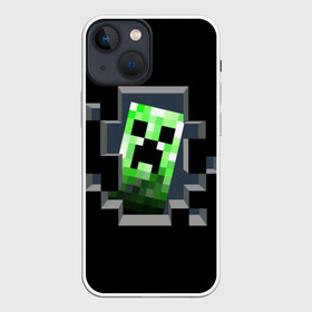 Чехол для iPhone 13 mini с принтом Майнкрафт, Крипер в Ухте,  |  | creeper | minecraft | игры | компьютерные игры | крипер | майнкрафт | мобы майнкрафт