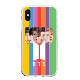 Чехол для iPhone XS Max матовый BTS: в Ухте, Силикон | Область печати: задняя сторона чехла, без боковых панелей | bangtanboys | bt 21 | bts | bts army | bts stickers | j hope | jimin | jin | jungkook | k pop | rap monster | rapmon | suga | актер | бойбенд | бтс | корея | певец | стикеры bts
