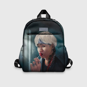 Детский рюкзак 3D с принтом Suga в Ухте, 100% полиэстер | лямки с регулируемой длиной, сверху петелька, чтобы рюкзак можно было повесить на вешалку. Основное отделение закрывается на молнию, как и внешний карман. Внутри дополнительный карман. По бокам два дополнительных кармашка | bts | jimin | jin | jungkook | k pop | kim taehyung | korean | suga | бтс | джонгук | ким сокчин | ким тэ хён | корейский поп | корея | мин юнги | пак | суга | чимин | чон