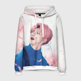 Мужская толстовка 3D с принтом Сакура в Ухте, 100% полиэстер | двухслойный капюшон со шнурком для регулировки, мягкие манжеты на рукавах и по низу толстовки, спереди карман-кенгуру с мягким внутренним слоем. | bts | jimin | jin | jungkook | k pop | kim taehyung | korean | suga | бтс | джонгук | ким сокчин | ким тэ хён | корейский поп | корея | мин юнги | пак | суга | чимин | чон