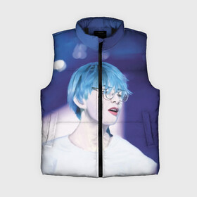 Женский жилет утепленный 3D с принтом BTS Blue в Ухте,  |  | bts | jimin | jin | jungkook | k pop | kim taehyung | korean | suga | бтс | джонгук | ким сокчин | ким тэ хён | корейский поп | корея | мин юнги | пак | суга | чимин | чон