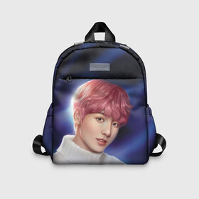 Детский рюкзак 3D с принтом Kiss в Ухте, 100% полиэстер | лямки с регулируемой длиной, сверху петелька, чтобы рюкзак можно было повесить на вешалку. Основное отделение закрывается на молнию, как и внешний карман. Внутри дополнительный карман. По бокам два дополнительных кармашка | bts | jimin | jin | jungkook | k pop | kim taehyung | korean | suga | бтс | джонгук | ким сокчин | ким тэ хён | корейский поп | корея | мин юнги | пак | суга | чимин | чон