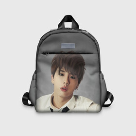 Детский рюкзак 3D с принтом Tie в Ухте, 100% полиэстер | лямки с регулируемой длиной, сверху петелька, чтобы рюкзак можно было повесить на вешалку. Основное отделение закрывается на молнию, как и внешний карман. Внутри дополнительный карман. По бокам два дополнительных кармашка | bts | jimin | jin | jungkook | k pop | kim taehyung | korean | suga | бтс | джонгук | ким сокчин | ким тэ хён | корейский поп | корея | мин юнги | пак | суга | чимин | чон