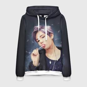 Мужская толстовка 3D с принтом Hair в Ухте, 100% полиэстер | двухслойный капюшон со шнурком для регулировки, мягкие манжеты на рукавах и по низу толстовки, спереди карман-кенгуру с мягким внутренним слоем. | bts | jimin | jin | jungkook | k pop | kim taehyung | korean | suga | бтс | джонгук | ким сокчин | ким тэ хён | корейский поп | корея | мин юнги | пак | суга | чимин | чон