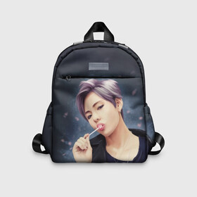 Детский рюкзак 3D с принтом Hair в Ухте, 100% полиэстер | лямки с регулируемой длиной, сверху петелька, чтобы рюкзак можно было повесить на вешалку. Основное отделение закрывается на молнию, как и внешний карман. Внутри дополнительный карман. По бокам два дополнительных кармашка | bts | jimin | jin | jungkook | k pop | kim taehyung | korean | suga | бтс | джонгук | ким сокчин | ким тэ хён | корейский поп | корея | мин юнги | пак | суга | чимин | чон