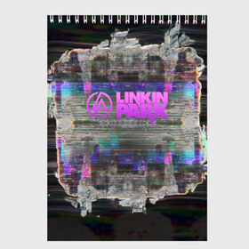 Скетчбук с принтом LINKIN PARK в Ухте, 100% бумага
 | 48 листов, плотность листов — 100 г/м2, плотность картонной обложки — 250 г/м2. Листы скреплены сверху удобной пружинной спиралью | chester | linkin park | punk | rock | альтернативный хип хоп | группа | инди поп | музыка | музыкальное произведение | ноты | панк | регги | рок | синти поп | честер